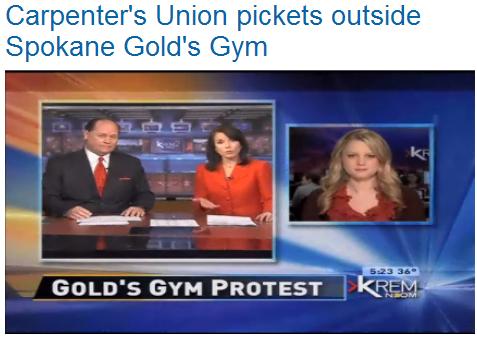 Union Thugs Try to Ruin The Good Name of Gold’s Gym on Spokane’s South Hill